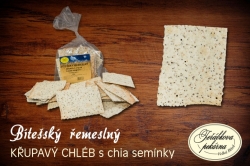 Křupavý chléb s Chia semínky 150g