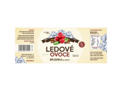 Ledové ovoce - BRUSINKA SE SKOŘICÍ