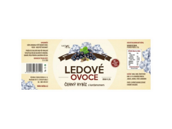 Ledové ovoce - ČERNÝ RYBÍZ S KARDAMOMEM