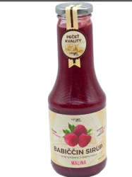 Babiččin ovocný sirup - Malina 500 ml 